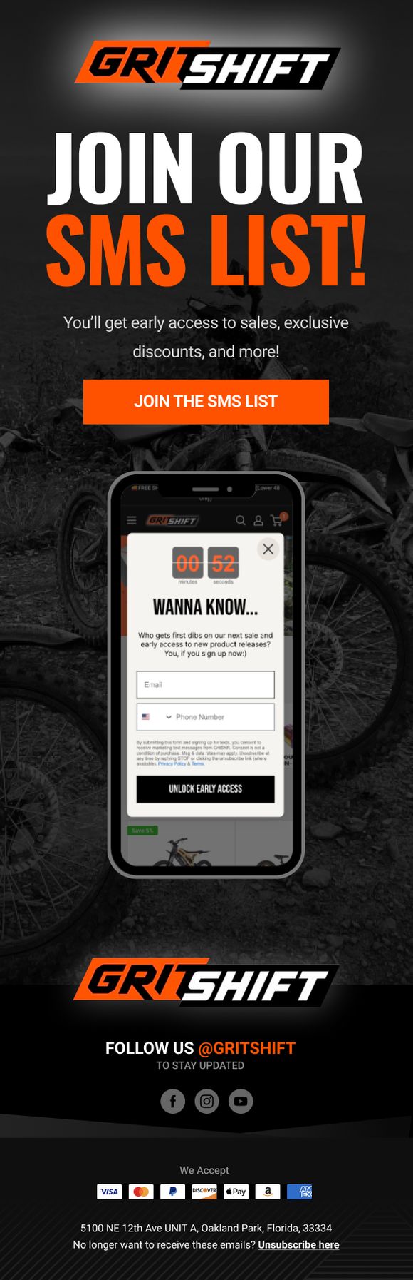 Email design from this project