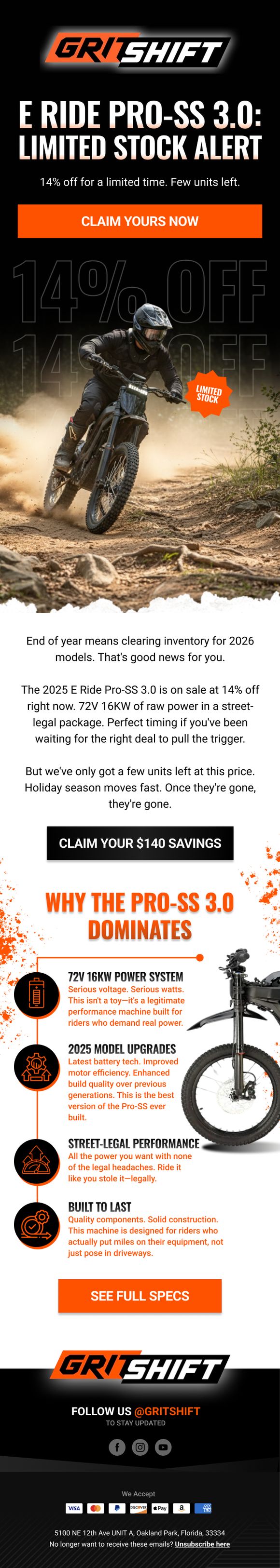 Email design from this project
