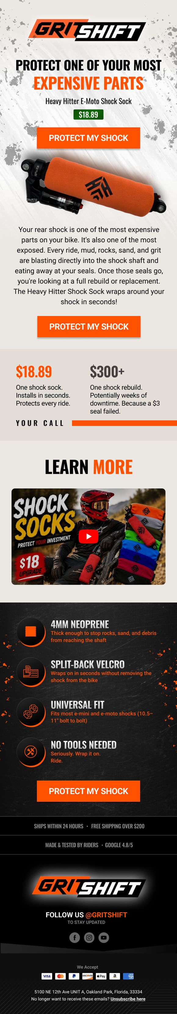 Email design from this project