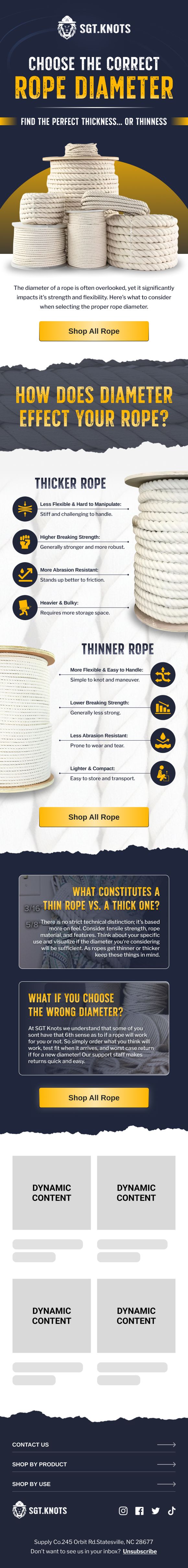 Email design from this project